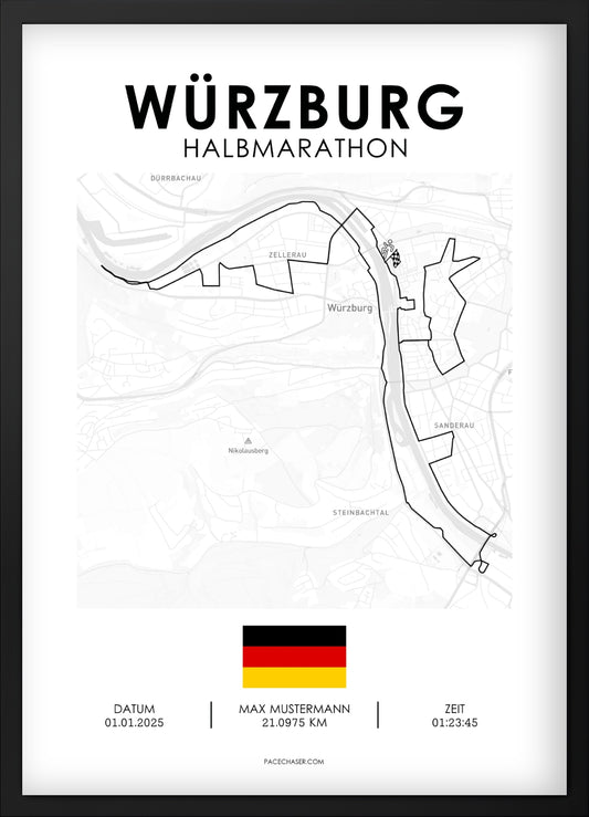Halbmarathon Würzburg Poster