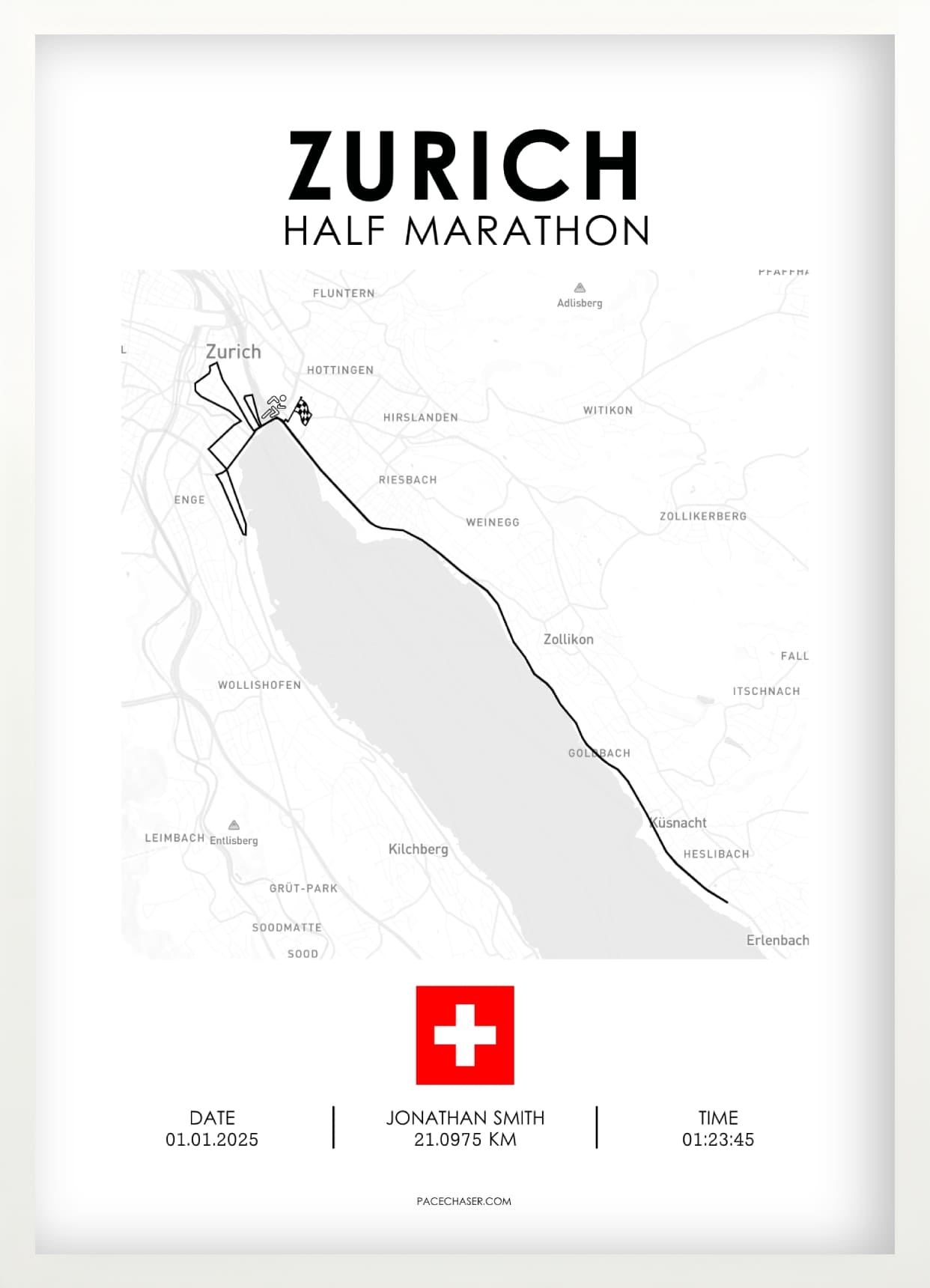 Halbmarathon Zürich Poster (ab 2026)
