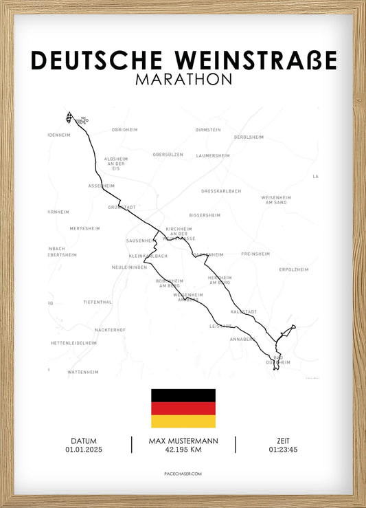 Marathon Deutsche Weinstraße Poster