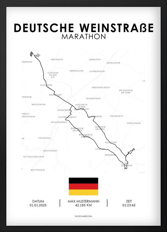 Marathon Deutsche Weinstraße Poster