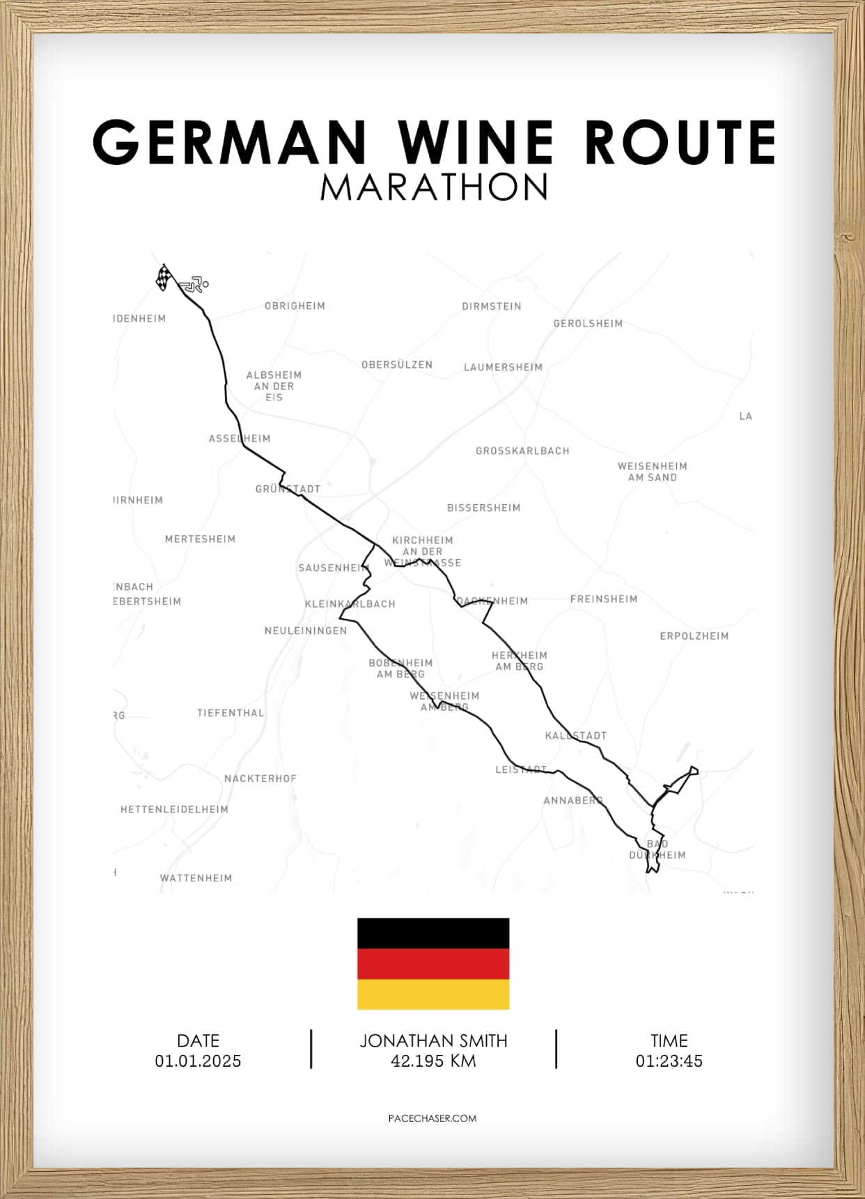 Marathon Deutsche Weinstraße Poster