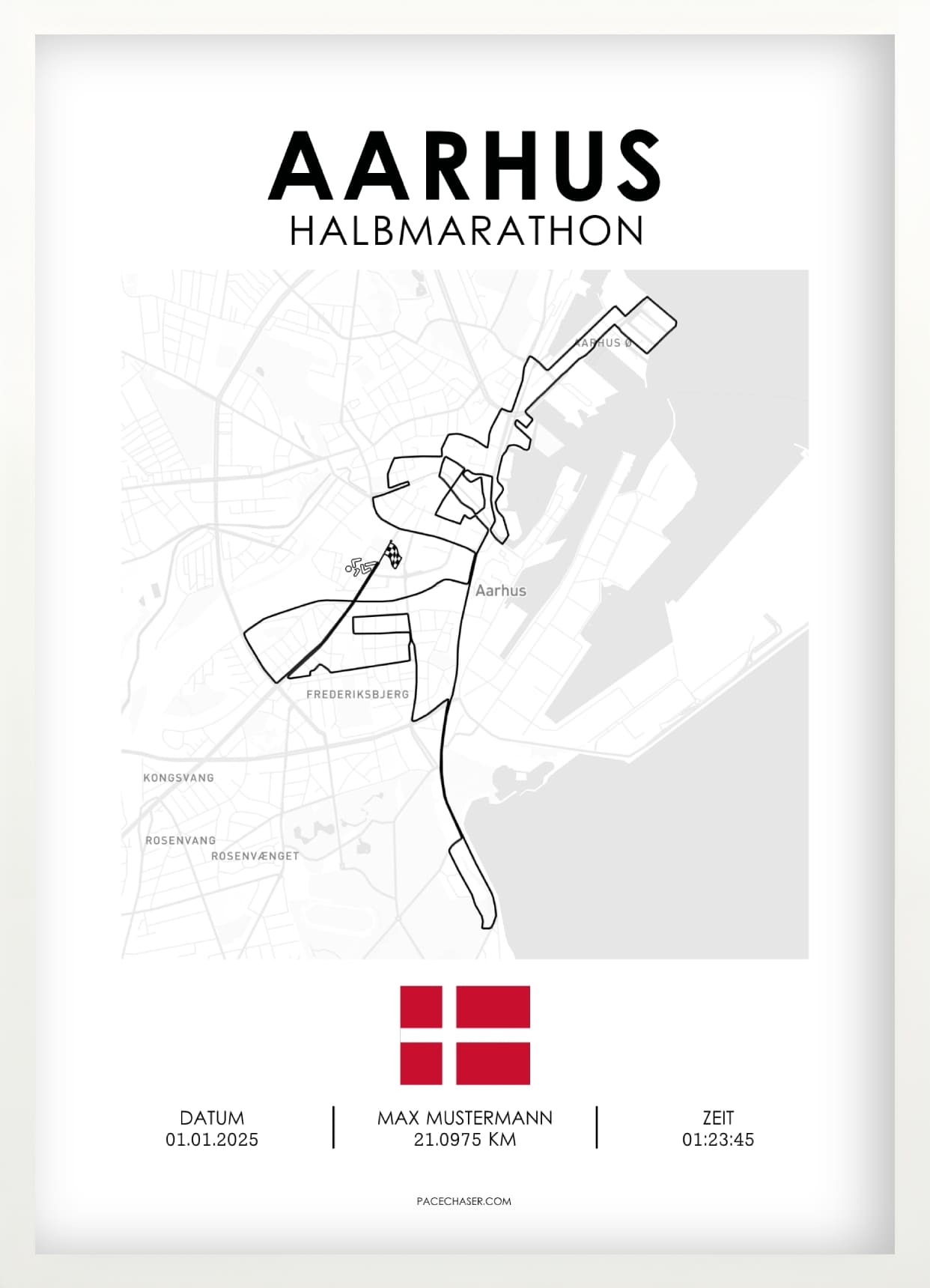Aarhus Halbmarathon Poster