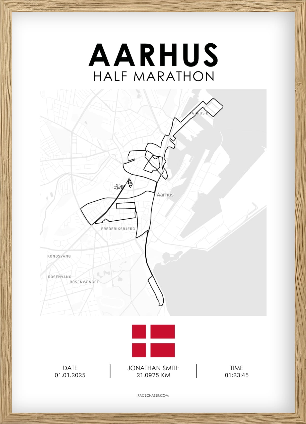 Aarhus Halbmarathon Poster