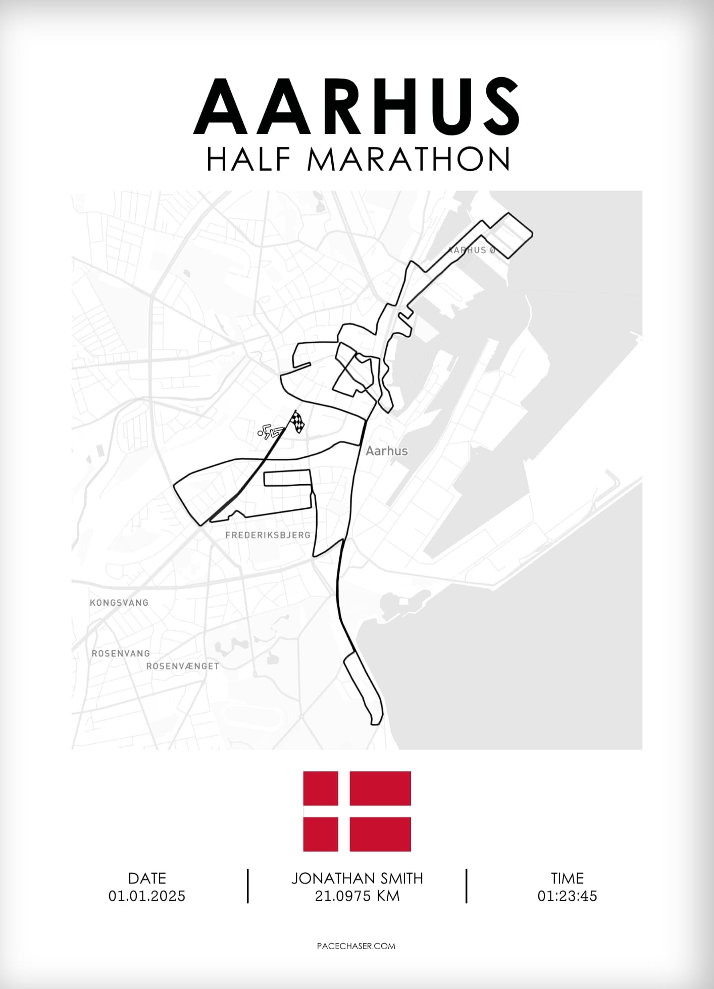 Aarhus Halbmarathon Poster