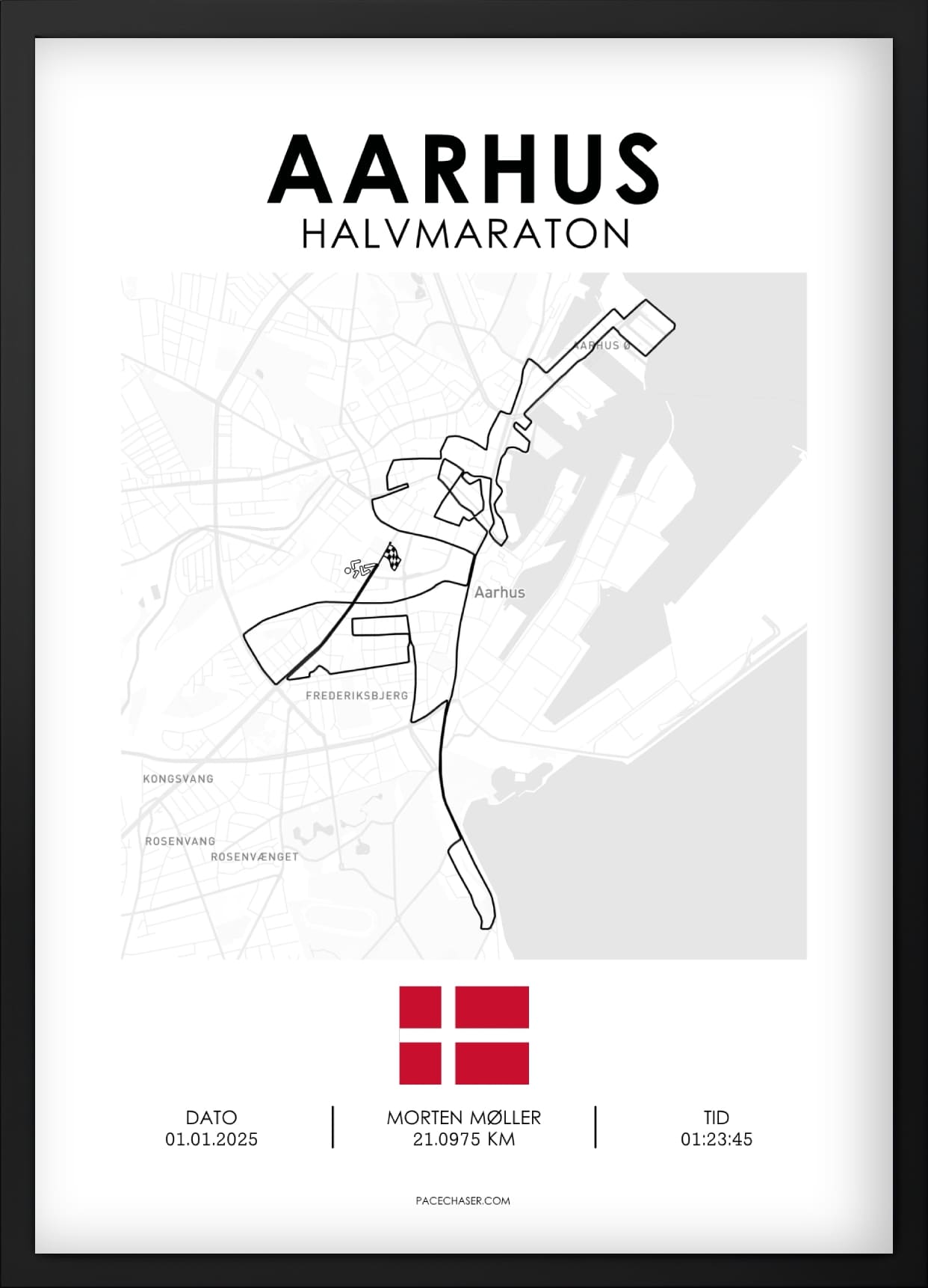 Aarhus Halbmarathon Poster