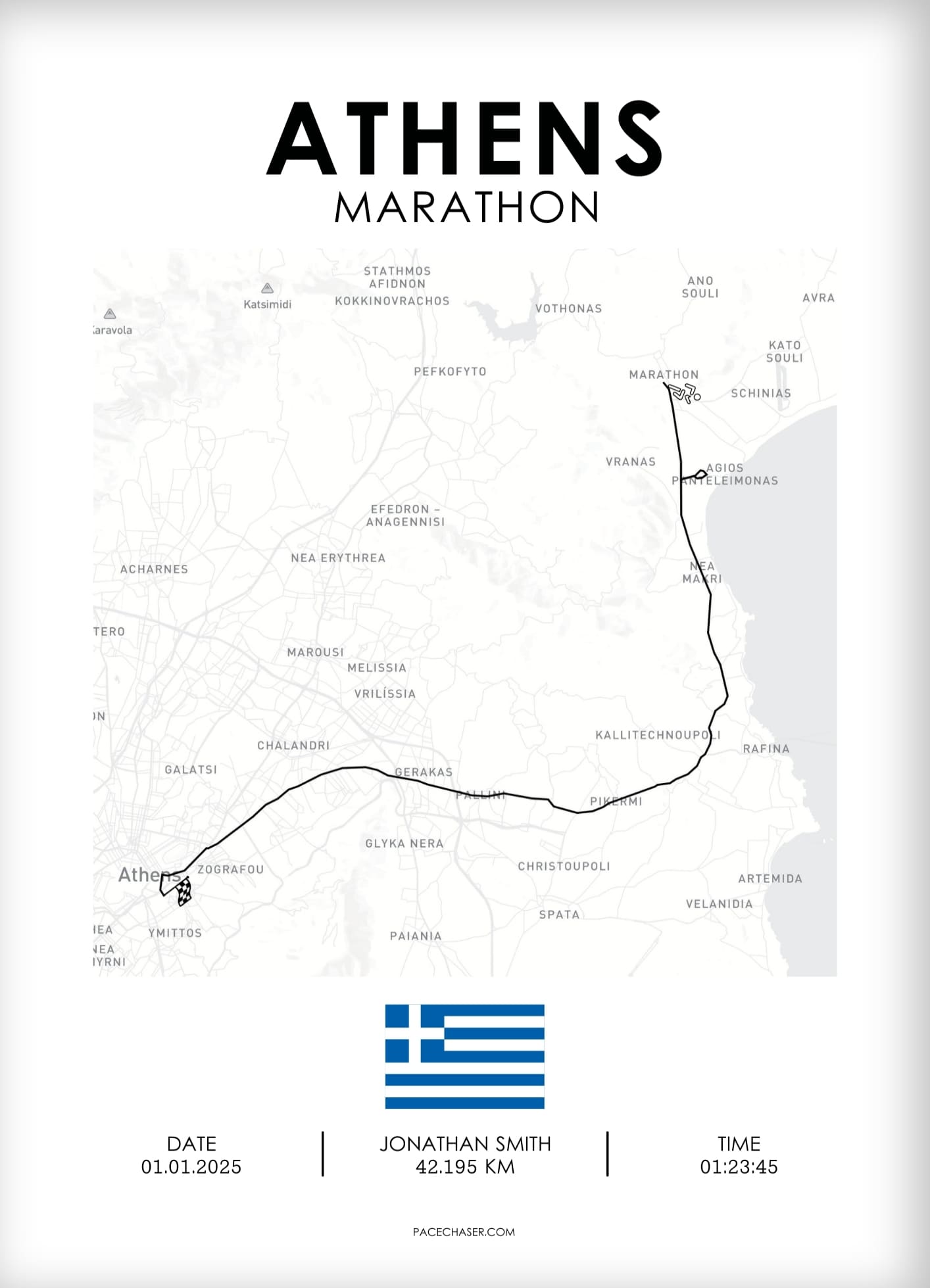 Maraton Athen Plakat