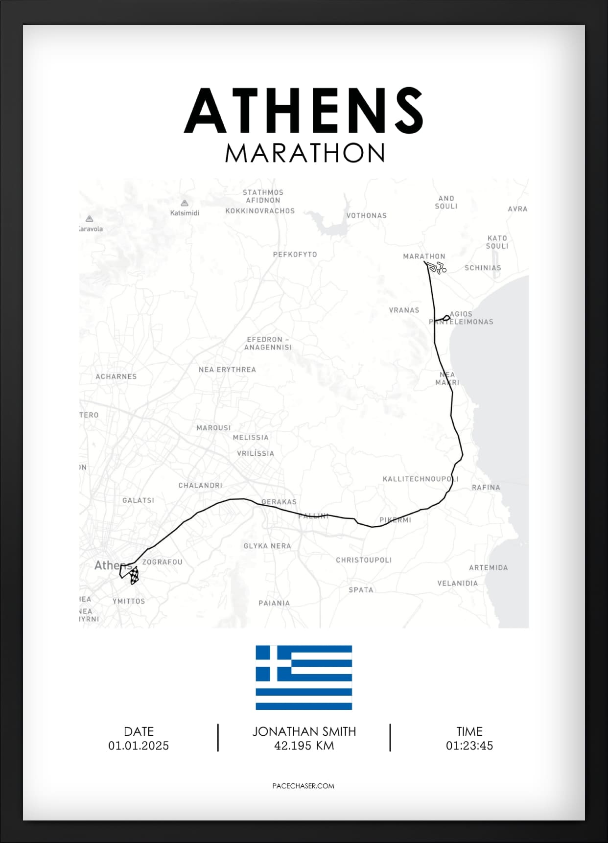 Maraton Athen Plakat