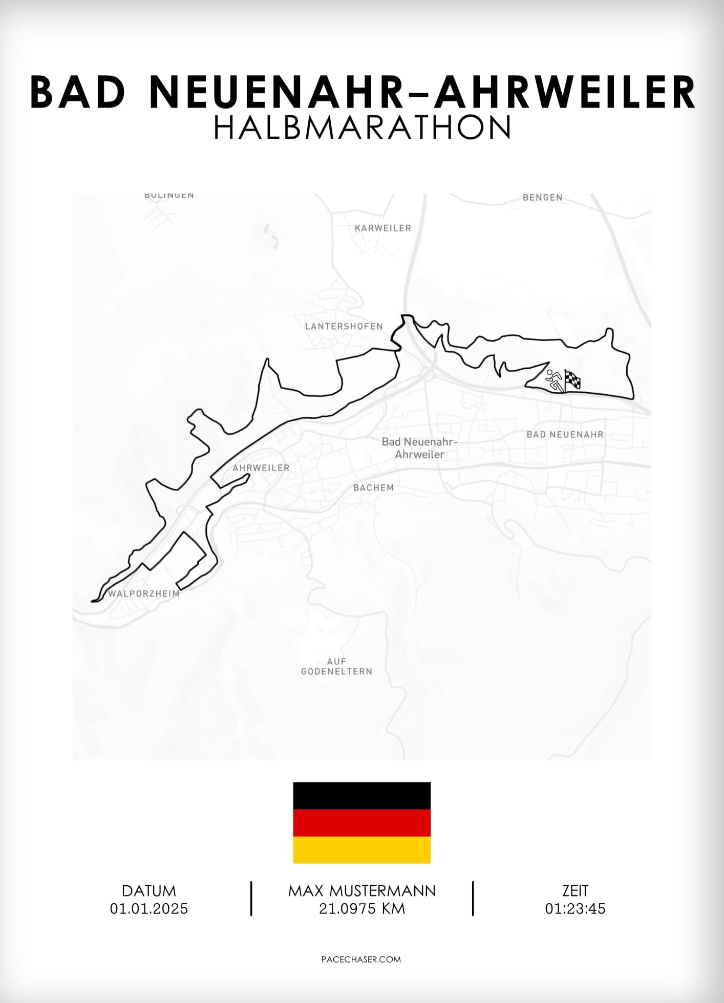 Halbmarathon Bad Neuenahr-Ahrweiler Poster