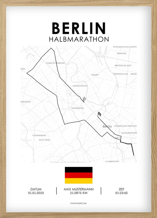 Halbmarathon Berlin Poster - Superhalf (ab 2025)