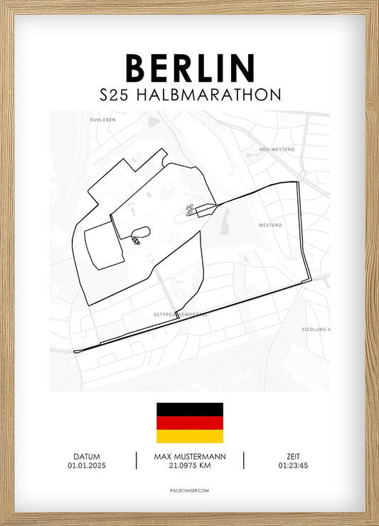 Halbmarathon Berlin Poster - S25