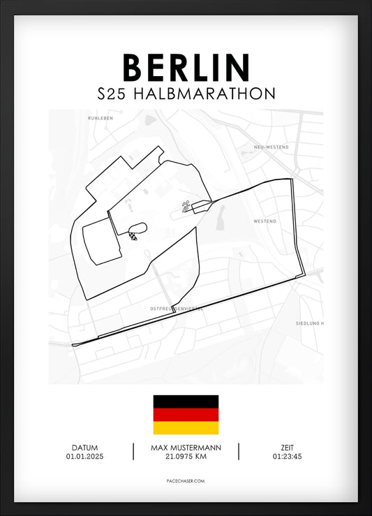 Halbmarathon Berlin Poster - S25