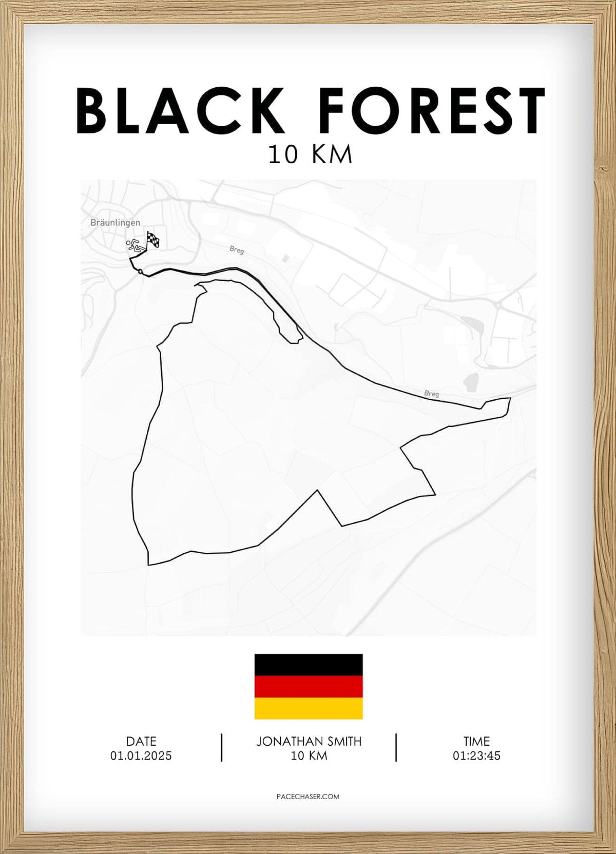 10 km Schwarzwald Poster