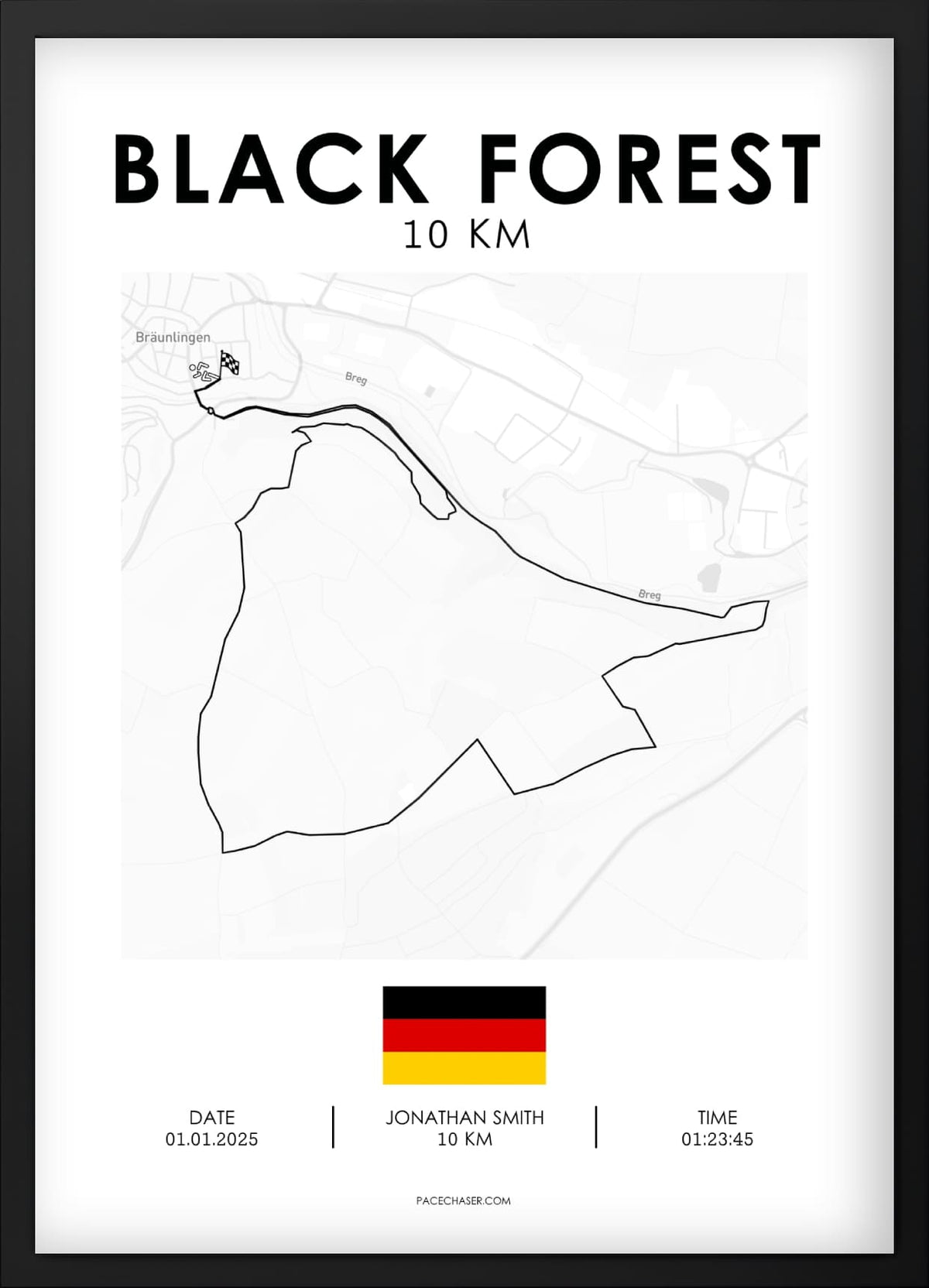 10 km Schwarzwald Poster