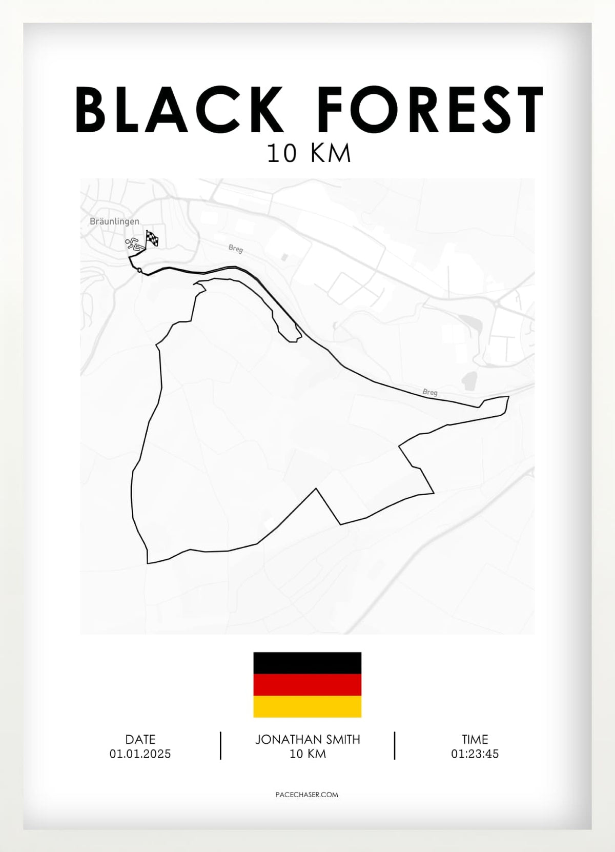 10 km Schwarzwald Poster