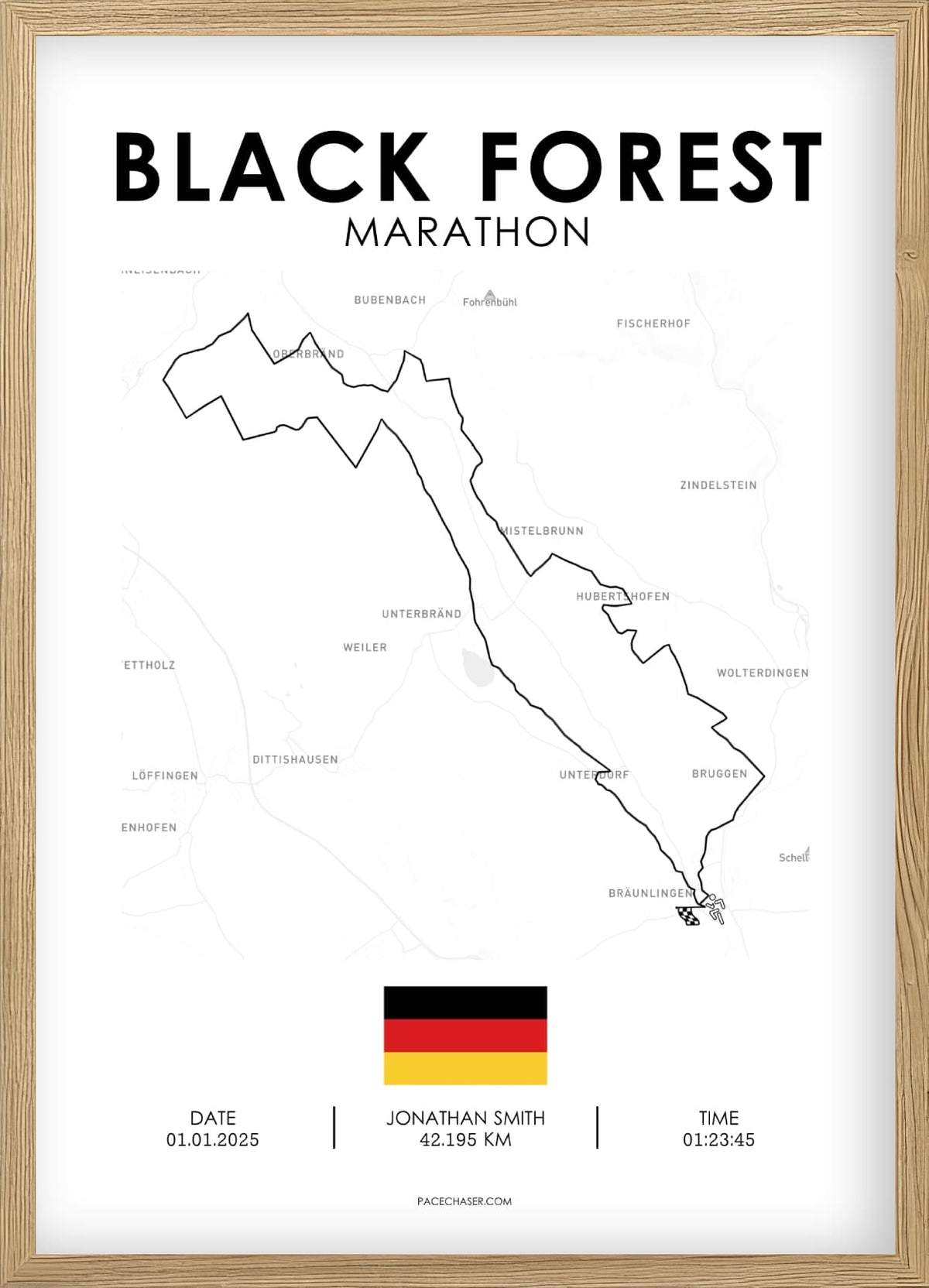 Marathon Schwarzwald Poster