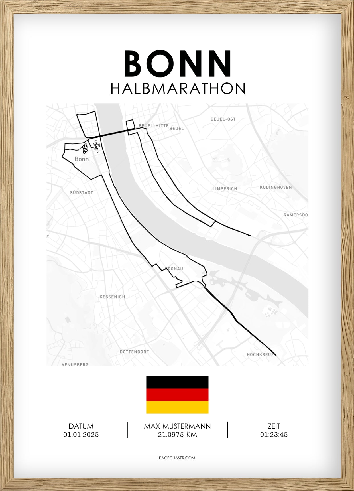 Halbmarathon Bonn Poster