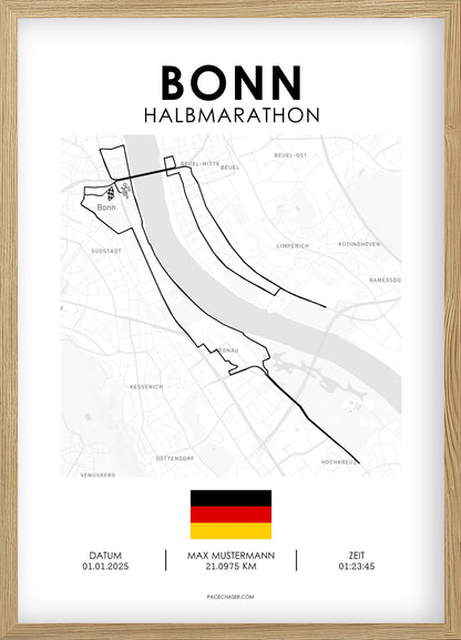 Halbmarathon Bonn Poster