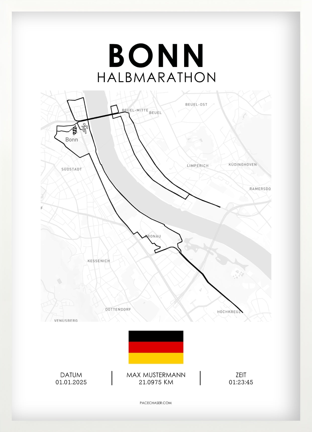 Halbmarathon Bonn Poster