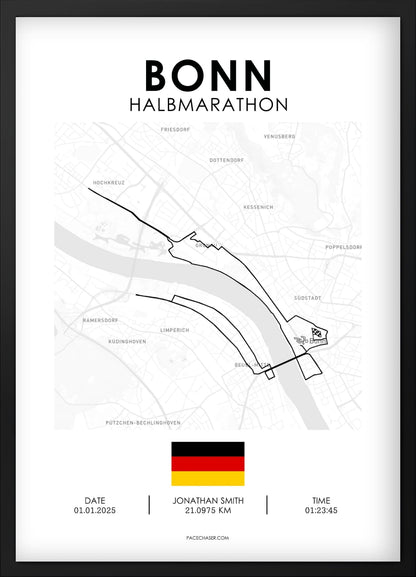 Halbmarathon Bonn Poster