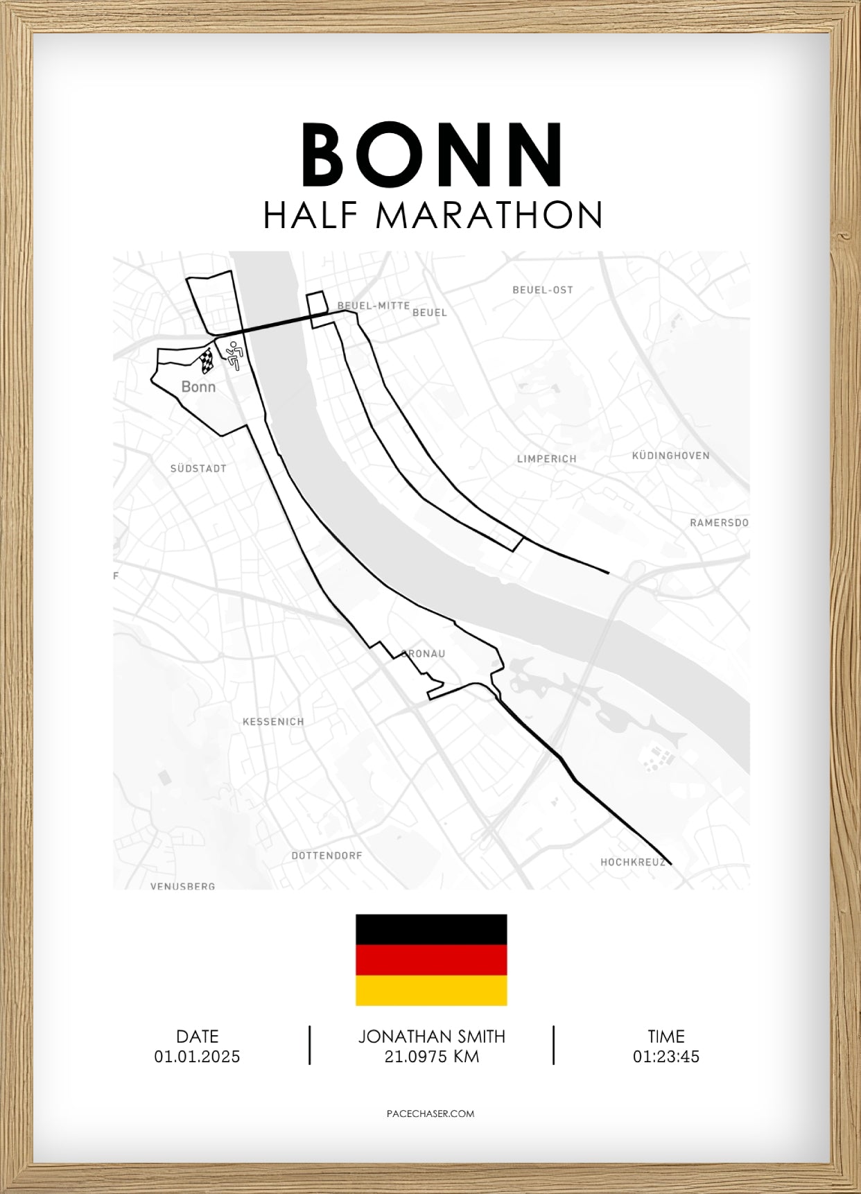 Halbmarathon Bonn Poster