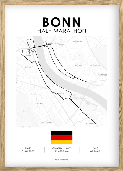 Halbmarathon Bonn Poster