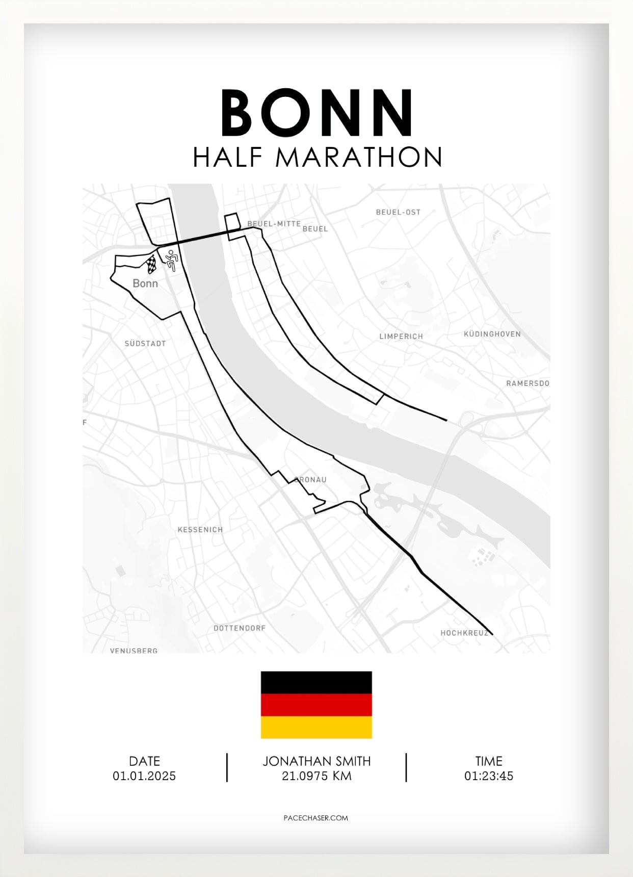 Halbmarathon Bonn Poster