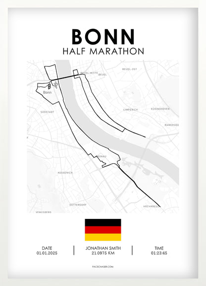 Halbmarathon Bonn Poster