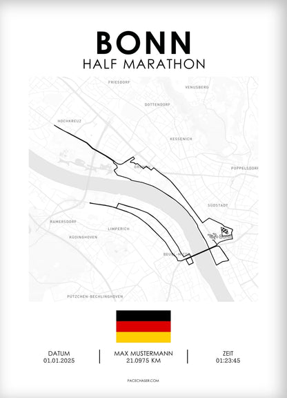 Halbmarathon Bonn Poster