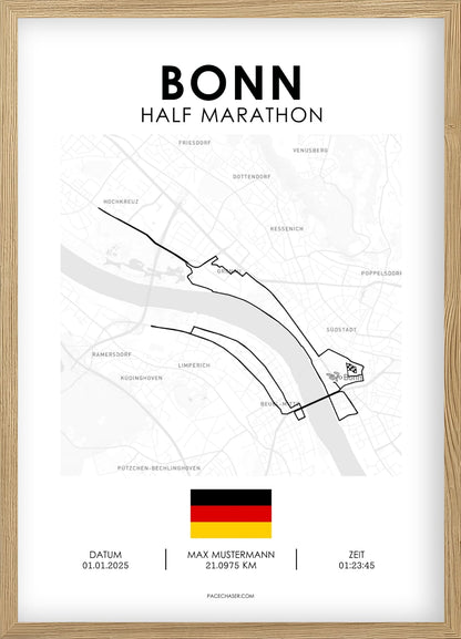 Halbmarathon Bonn Poster