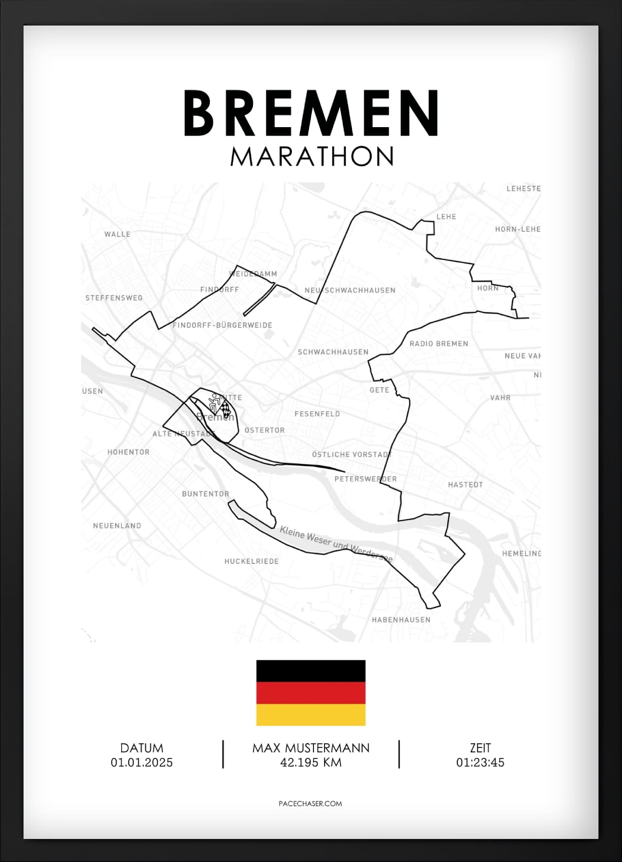 Marathon Bremen plakat - fra 2024