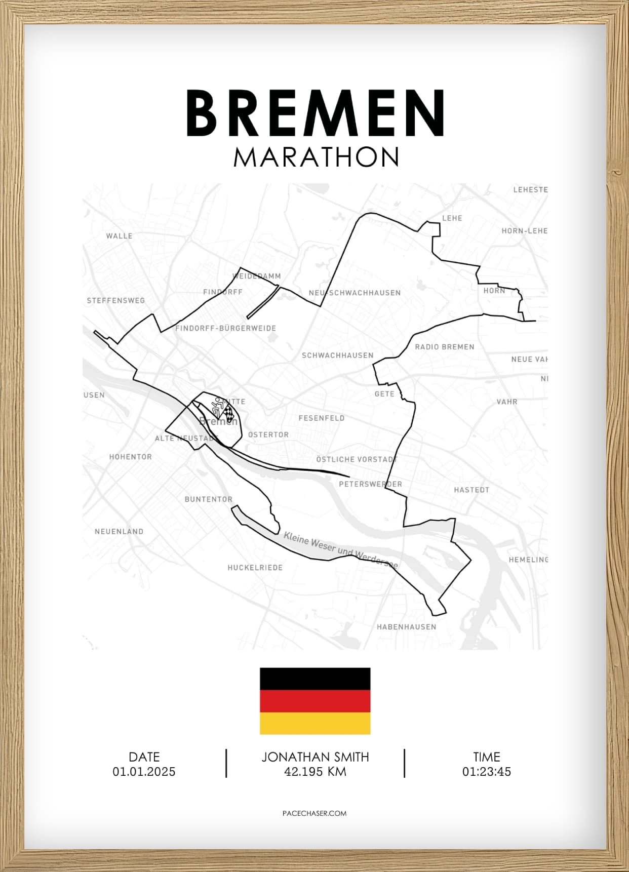 Marathon Bremen plakat - fra 2024