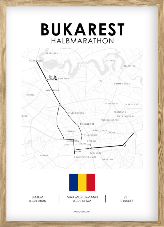 Halbmarathon Bukarest Poster