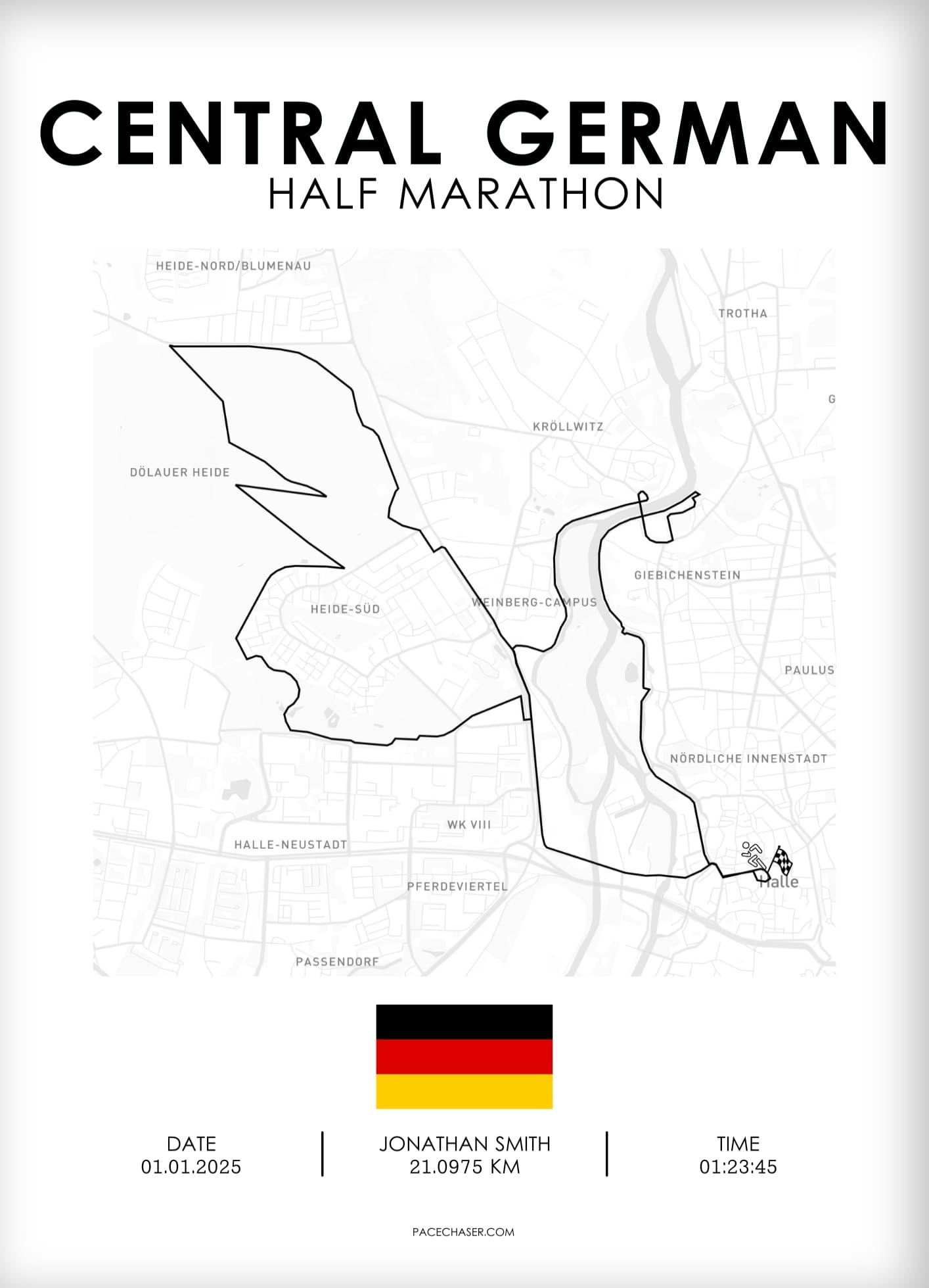 Mitteldeutscher Halvmaraton Plakat