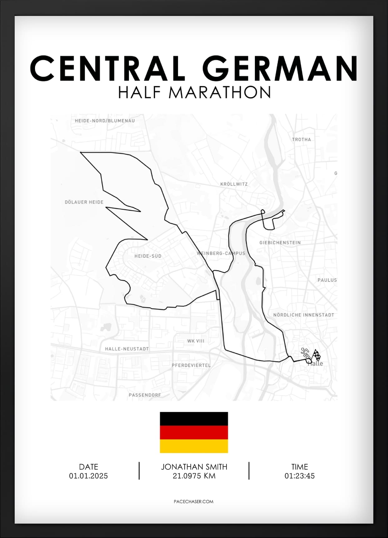 Mitteldeutscher Halvmaraton Plakat