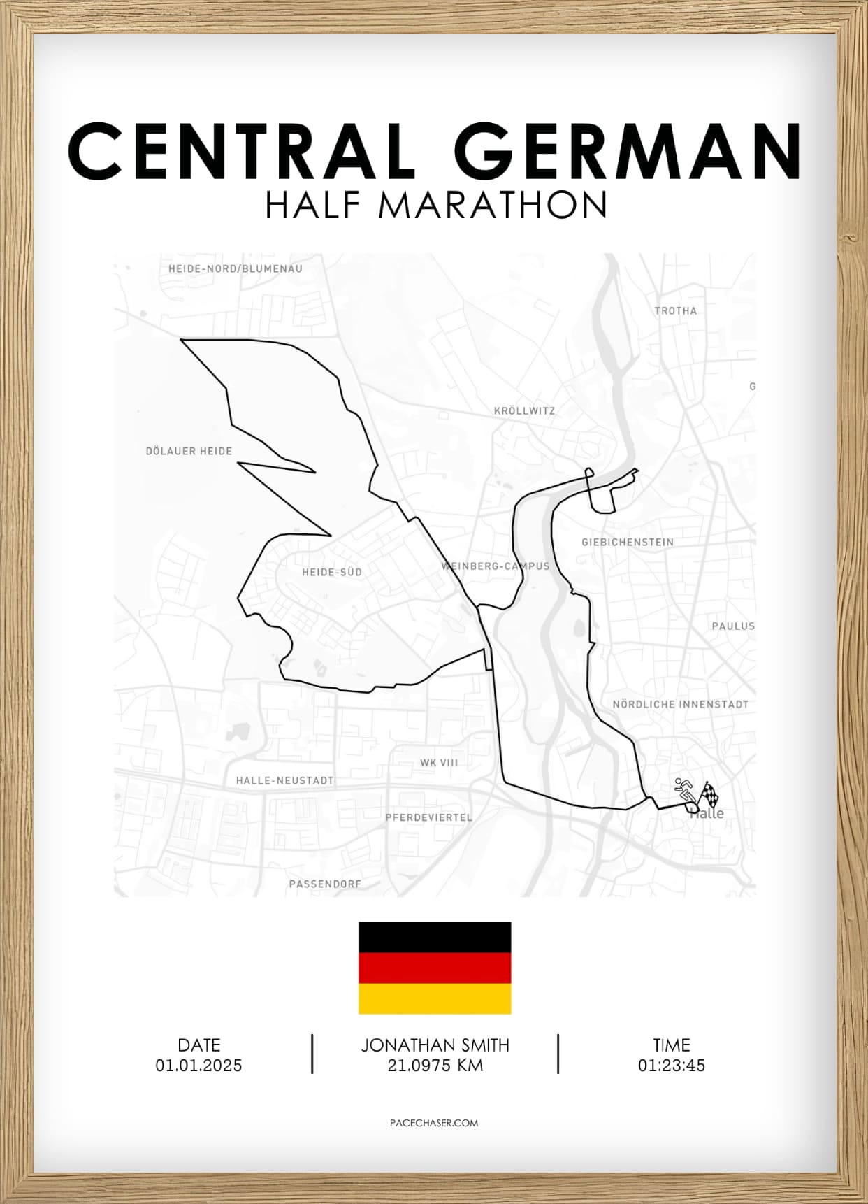 Mitteldeutscher Halvmaraton Plakat