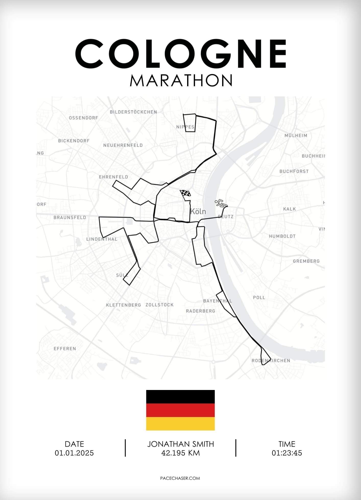 Marathon Köln-plakat