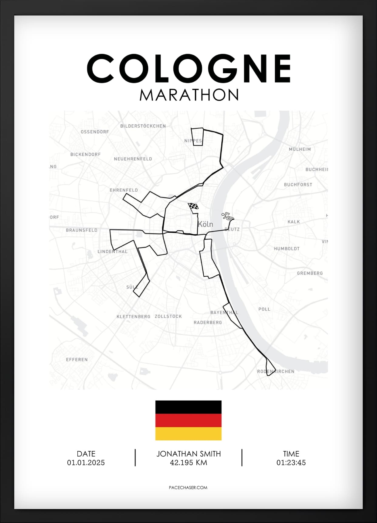 Marathon Köln-plakat