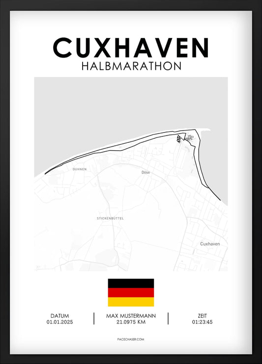 Halbmarathon Cuxhaven Poster