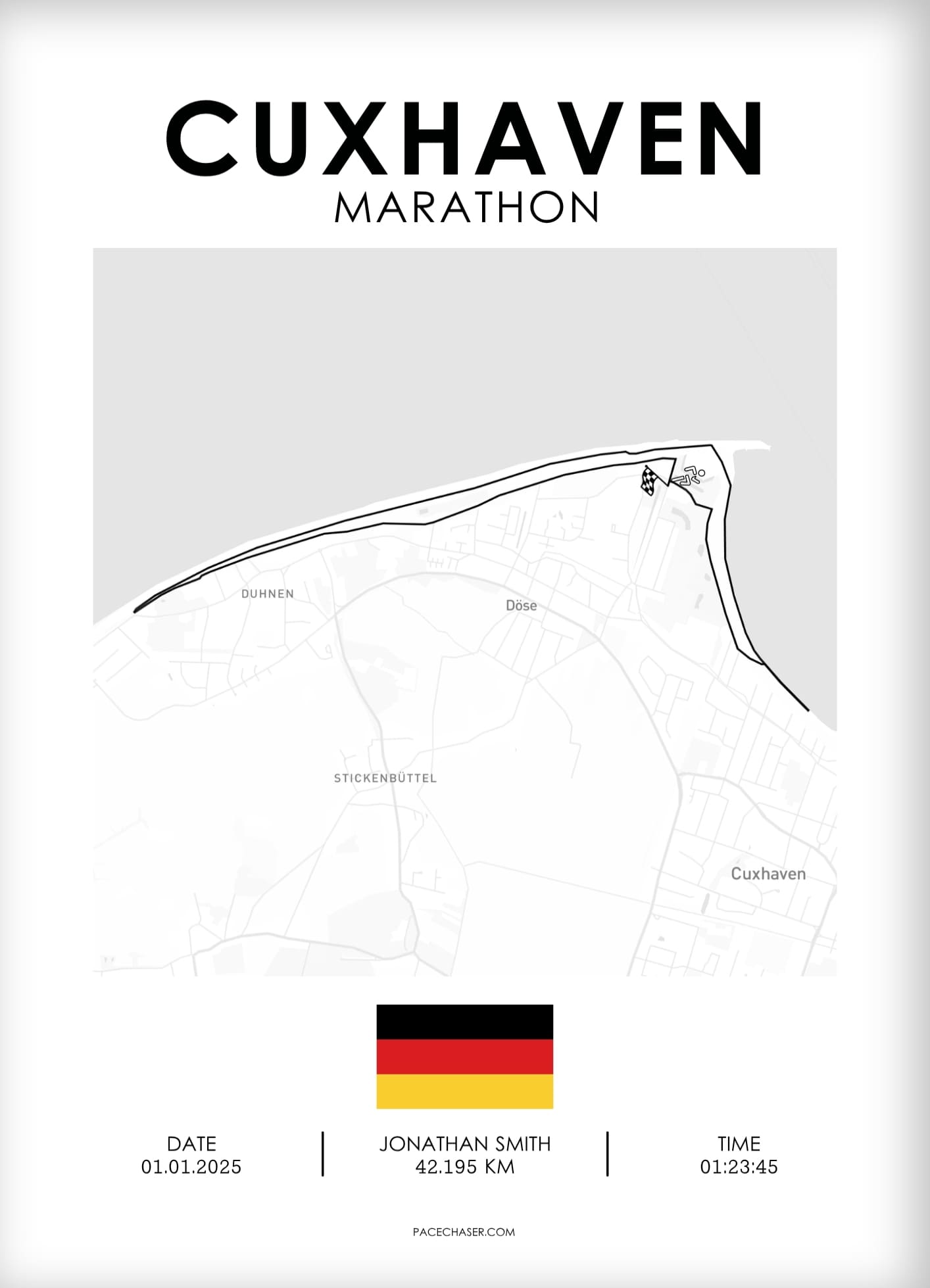 Marathon Cuxhaven Poster