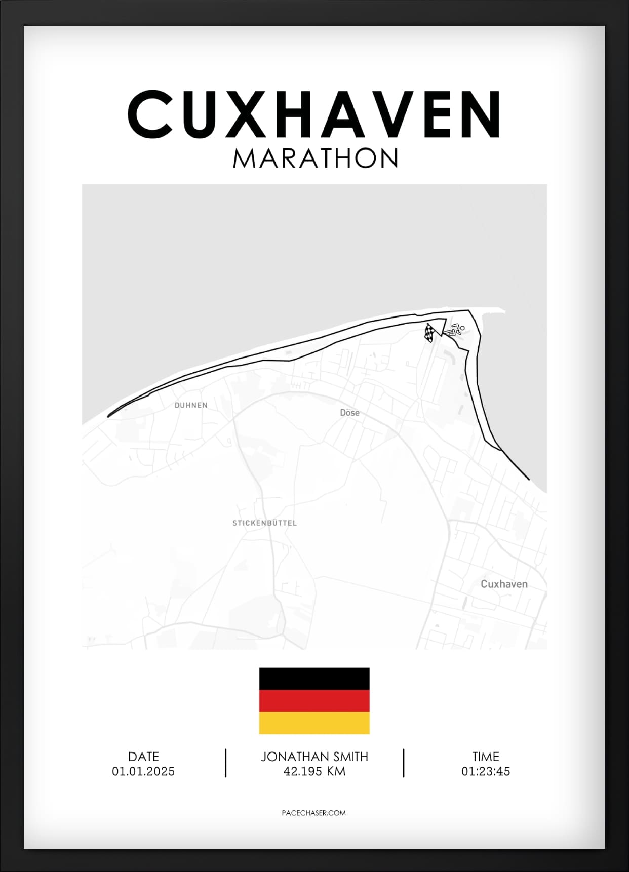 Marathon Cuxhaven Poster