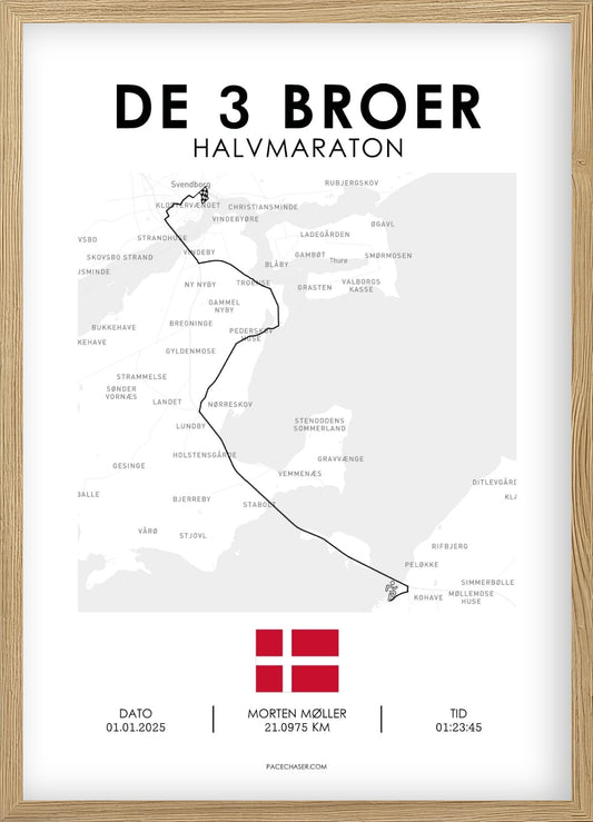 Die drei Brücken Halbmarathon Poster