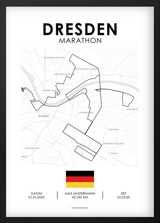 Marathon Dresden Poster
