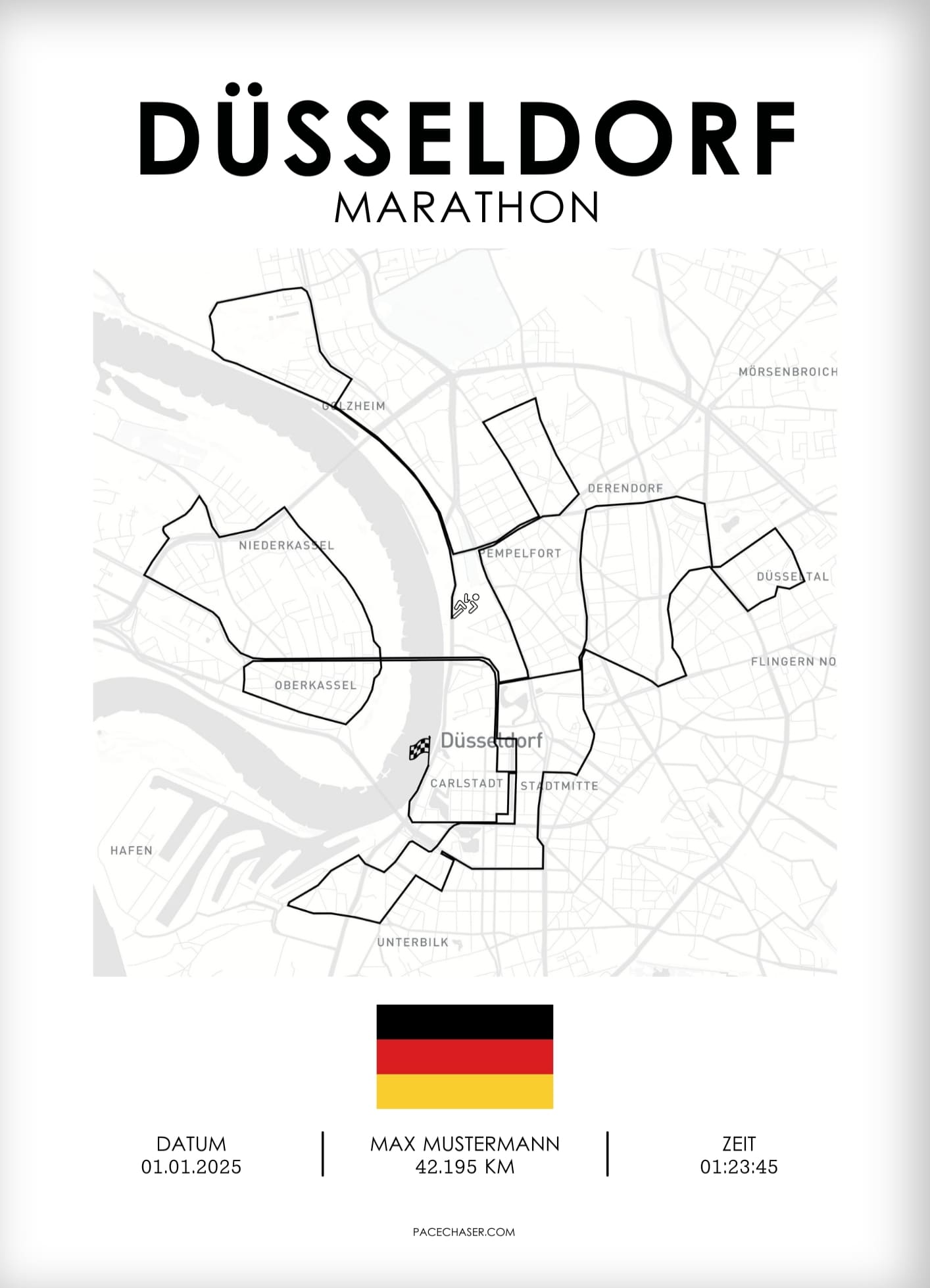 Marathon Düsseldorf Poster (bis 2025)