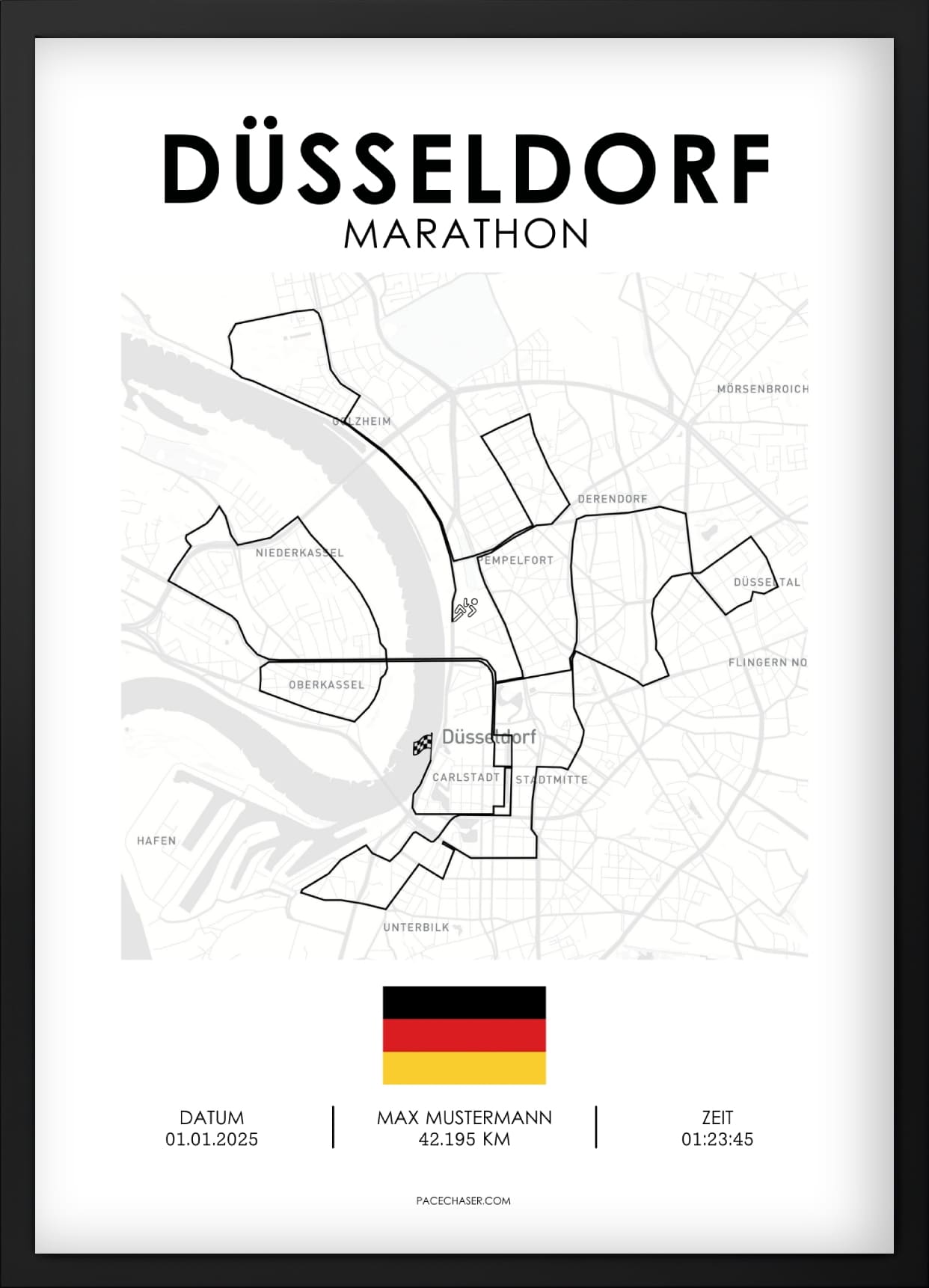 Marathon Düsseldorf Poster (bis 2025)