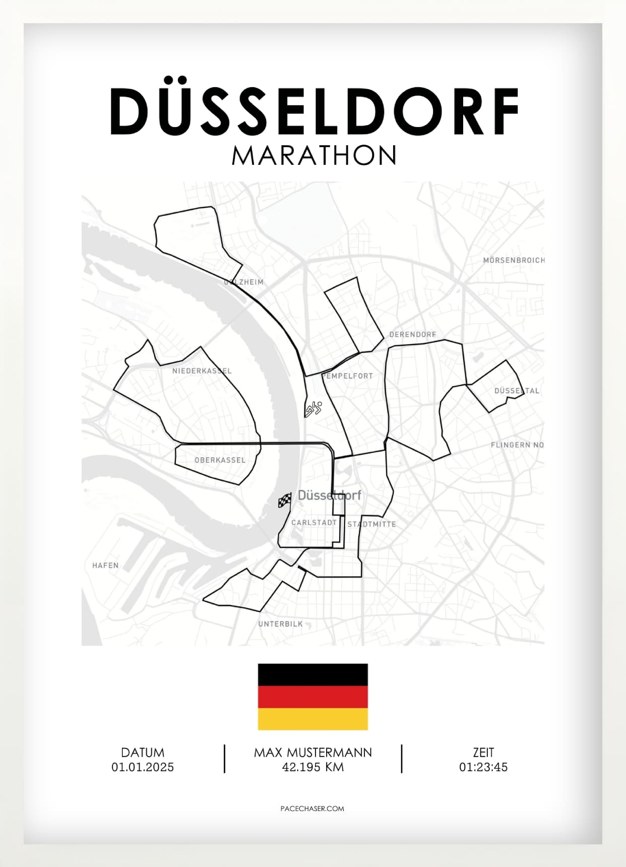 Marathon Düsseldorf Poster (bis 2025)