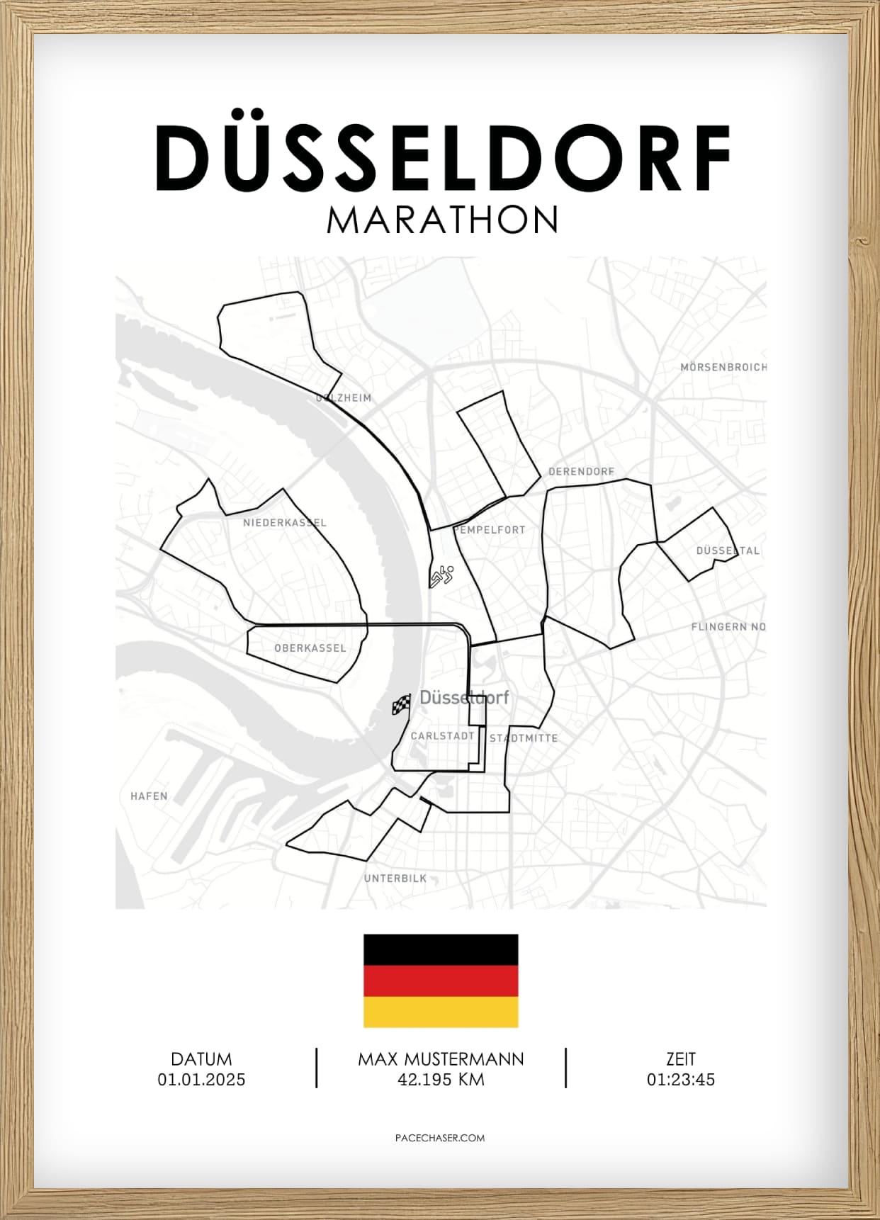 Marathon Düsseldorf Poster (bis 2025)