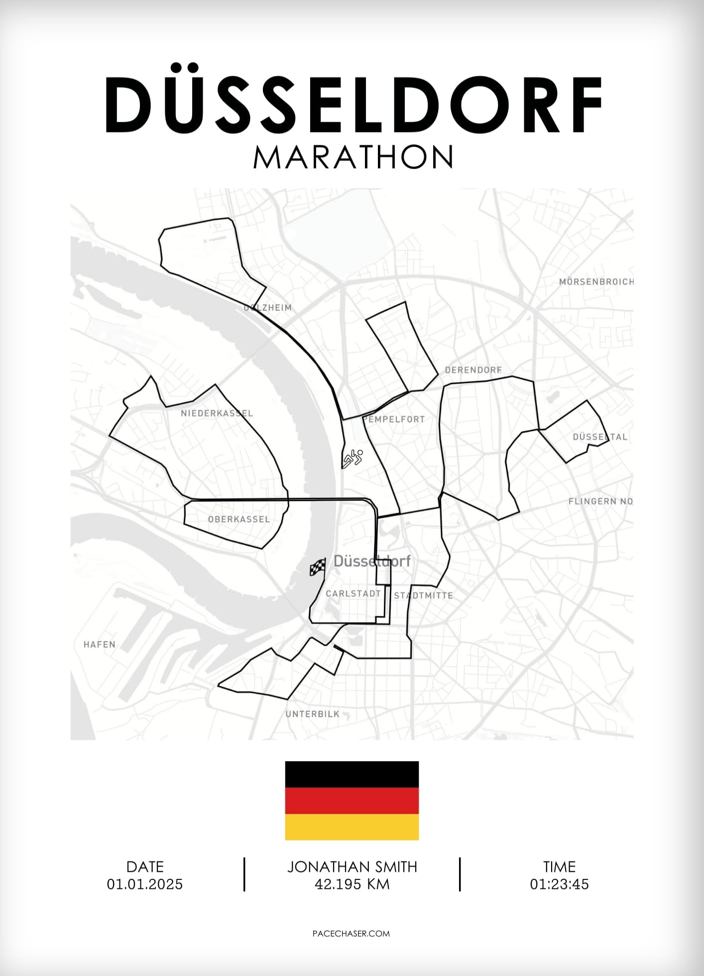 Marathon Düsseldorf Poster (bis 2025)