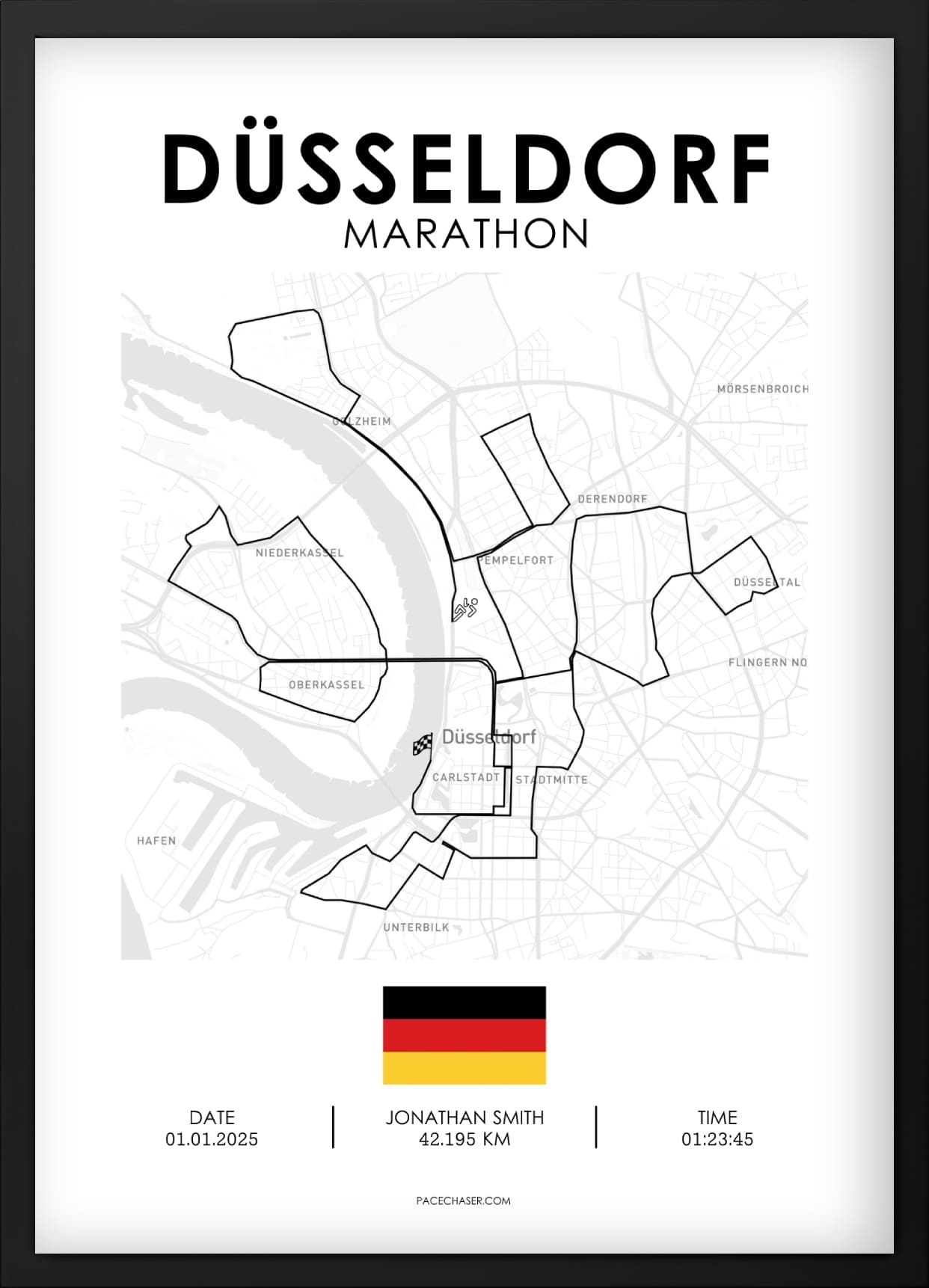 Marathon Düsseldorf Poster (bis 2025)