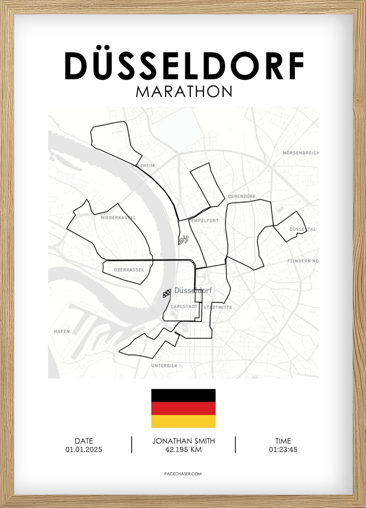 Marathon Düsseldorf Poster (bis 2025)