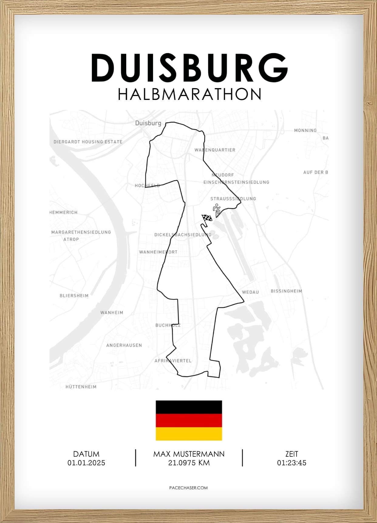 Halbmarathon Duisburg Poster